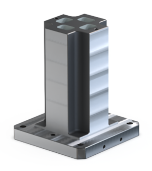 BU41170- Cross Tombstone with Plain Surface